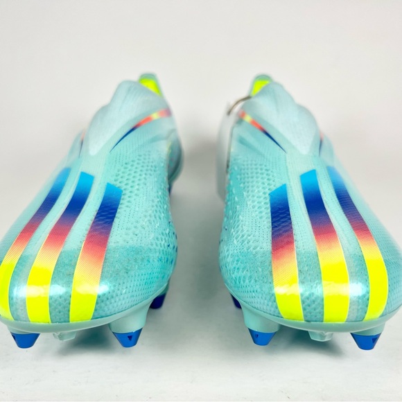 Adidas Speedportal+ SG Elite Clear Aqua Soccer Cleats Size 7.5 - Picture 3 of 9